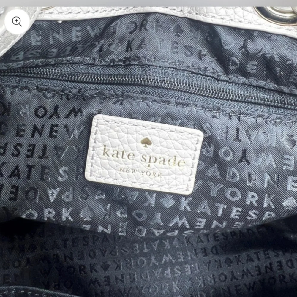 Kate Spade Chester Street Kacy Gray Pebble Leather Backpack